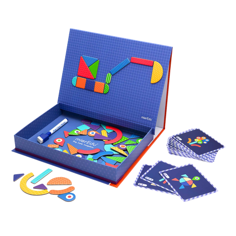 Joc puzzle magnetic de arta si asociere - Forme - imagine 11